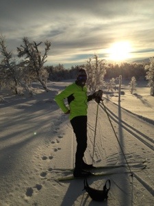 Brorsan njuter av utsikten