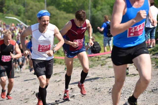 Backe 1. Slutliga pallen redan samlad.