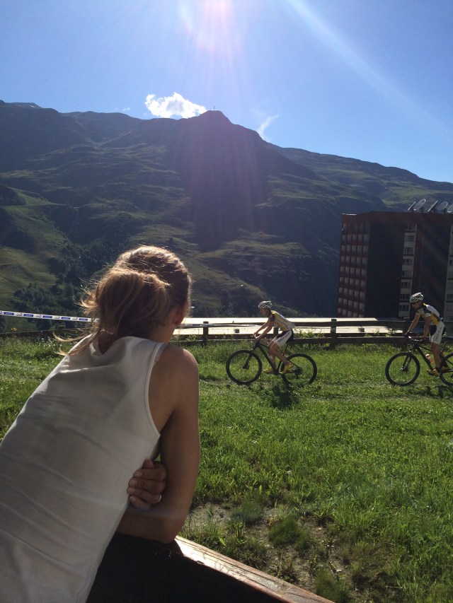 Franska mästerskapen i Mtb pågick utanför balkongen!