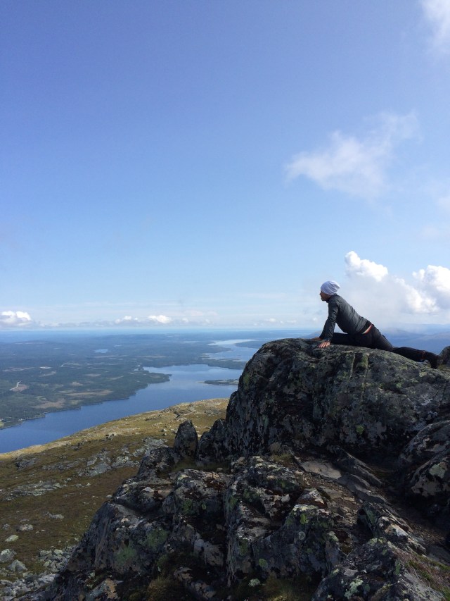 Toppen av Ottfjället under vandringen i torsdags