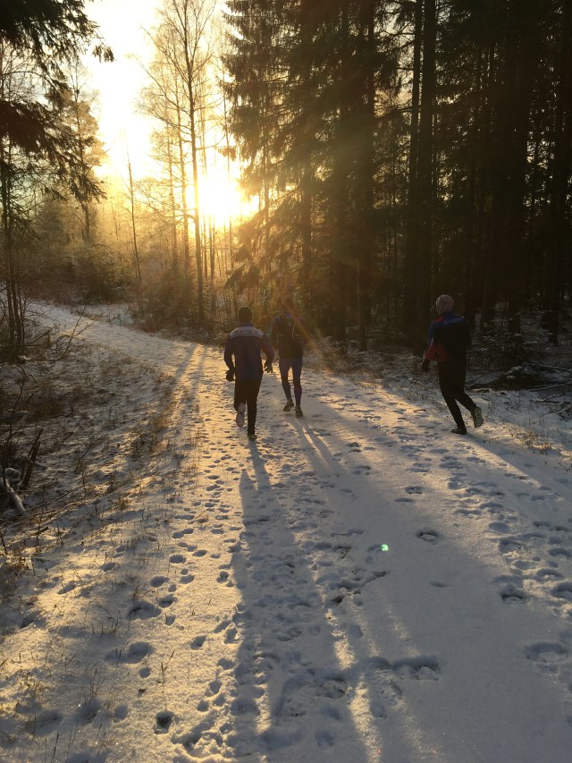 Gryningslöpning på höjderna